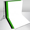 BGS Adjustable 3x2.8m Pro Portable Heavy-Duty Backdrop Support System Kit 3m * 2.8m- Tripod is adjustable + Carry Bag
